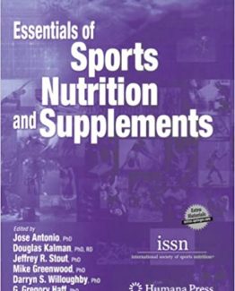 Essentials of Sports Nutrition and Supplements by Jose Antonio