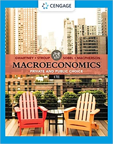 Macroeconomics Private & Public Choice 17th Edition by James D. Gwartney