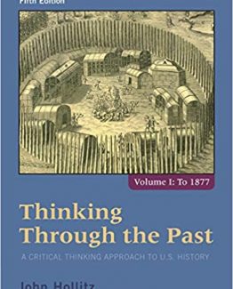 Thinking Through the Past Volume 1 5th Edition