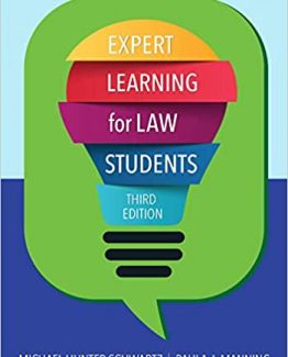 Expert Learning for Law Students 3rd Edition by Michael Hunter Schwartz