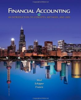 Financial Accounting An Introduction to Concepts Methods and Uses 14th Edition