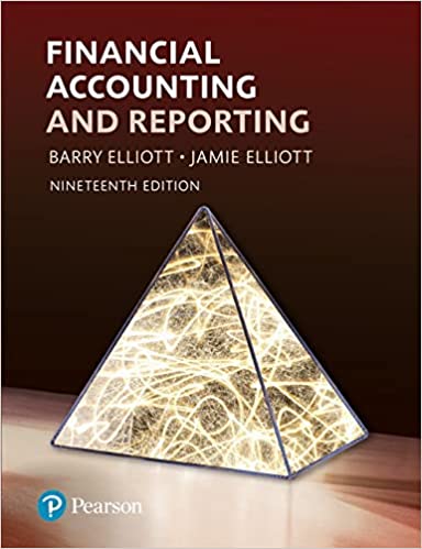 Financial Accounting and Reporting 19th Edition by Mr Barry Elliott