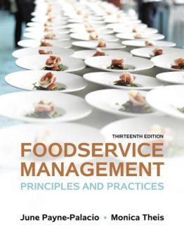 Foodservice Management Principles and Practices 13th Edition by June Payne-Palacio