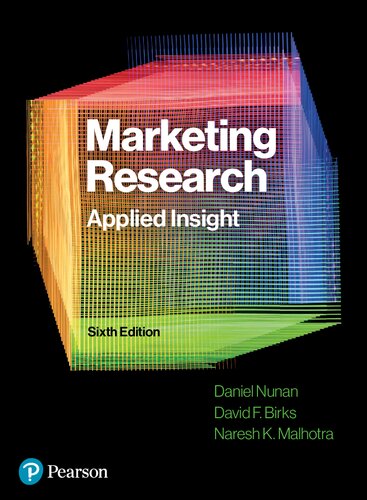 Marketing Research Applied Insight 6th Edition by Daniel Nunan