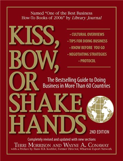 Kiss Bow Or Shake Hands by Terri Morrison