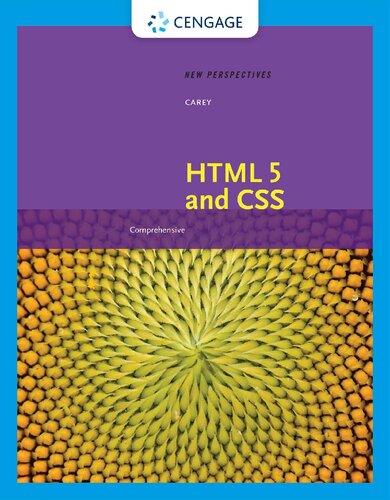 New Perspectives on HTML 5 and CSS Comprehensive 8th Edition by Patrick M. Carey