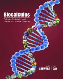 Biocalculus Calculus Probability and Statistics for the Life Sciences by James Stewart