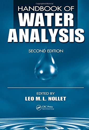 Handbook of Water Analysis 2nd Edition by Leo M.L. Nollet