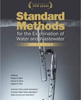 Standard Methods for the Examination of Water and Wastewater 23rd Edition
