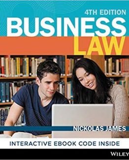 Business Law 4th Edition by Nickolas James
