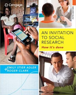 An Invitation to Social Research How It's Done 5th Edition by Emily Stier Adler