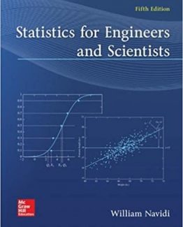 Statistics for Engineers and Scientists 5th Edition by William Navidi
