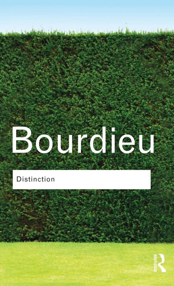 Distinction A Social Critique of the Judgement of Taste by Pierre Bourdieu