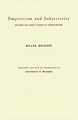 Empiricism and Subjectivity by Gilles Deleuze