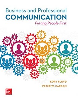 Business and Professional Communication 1st Edition by Kory Floyd