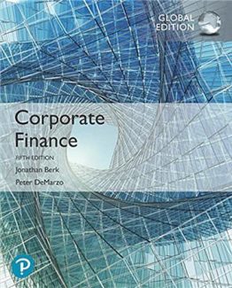 Corporate Finance GLOBAL 5th Edition by Jonathan Berk
