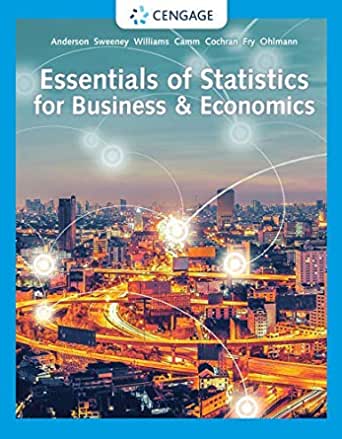 Essentials of Statistics for Business & Economics 9th Edition by David R. Anderson