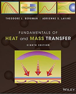 Fundamentals of Heat and Mass Transfer 8th Edition by Theodore L. Bergman
