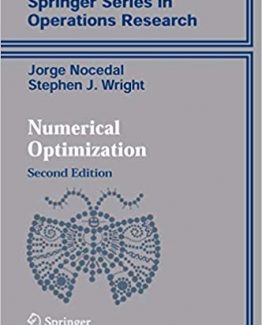 Numerical Optimization 2nd Edition by Jorge Nocedal