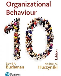 Organizational Behaviour 10th Edition by David A. Buchanan