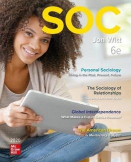 SOC 2020 6th Edition by Jon Witt