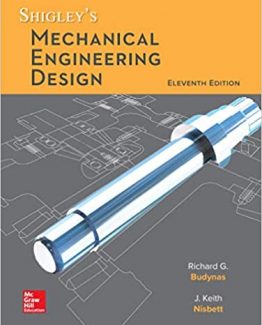 Shigley's Mechanical Engineering Design 11th Edition by Richard Budynas