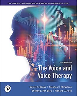 The Voice and Voice Therapy 10th Edition by Daniel Boone