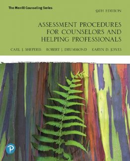 Assessment Procedures for Counselors and Helping Professionals 9th Edition by Carl Sheperis