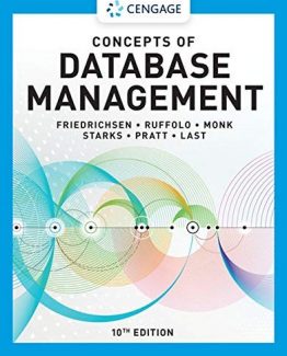 Concepts of Database Management 10th Edition by Lisa Friedrichsen