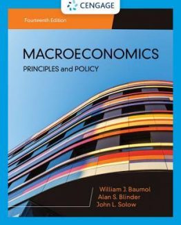 Macroeconomics Principles & Policy 14th Edition by William J. Baumol