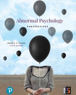 Abnormal Psychology Perspectives 6th Edition by David Dozois