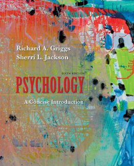 Psychology A Concise Introduction 6th Edition by Richard A. Griggs