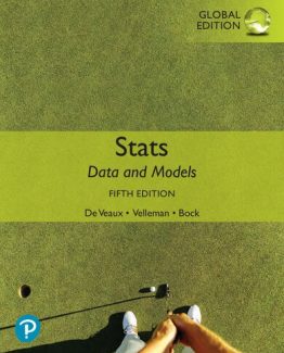 Stats Data and Models 5th GLOBAL Edition by Richard De Veaux