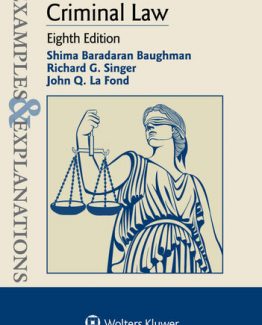 Examples & Explanations for Criminal Law 8th Edition by Richard G. Singer