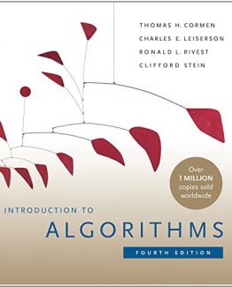 Introduction to Algorithms 4th Edition by Thomas H. Cormen