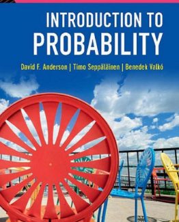 Introduction to Probability 1st Edition by David F. Anderson