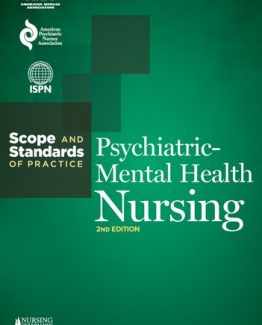 Psychiatric-Mental Health Nursing Scope and Standards of Practice 2nd Edition