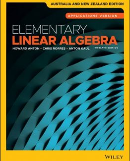 Elementary Linear Algebra Applications Version 12th Edition by Howard Anton