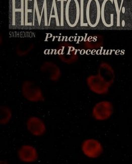 Haematology Principles and Procedures 6th Edition by Barbara A. Brown