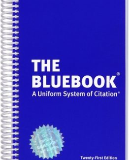 The Bluebook A Uniform System of Citation 21st Edition