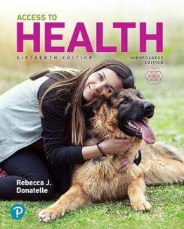 Access to Health 16th Edition by Rebecca Donatelle