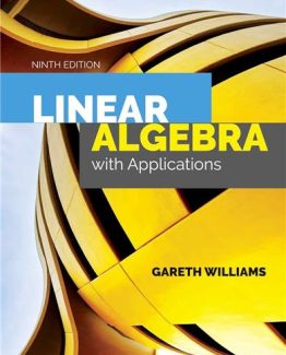 Linear Algebra with Applications 9th Edition by Gareth Williams