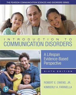 Introduction to Communication Disorders 6th Edition by Robert Owens