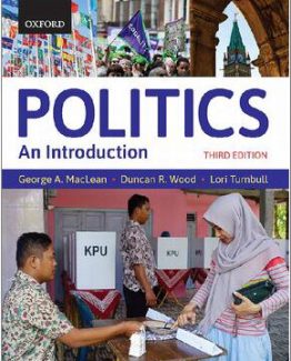 Politics An Introduction 3rd Edition by George A. MacLean