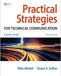 Practical Strategies for Technical Communication 4th Edition by Mike Markel