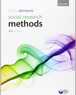 Social Research Methods 4th Edition by Alan Bryman