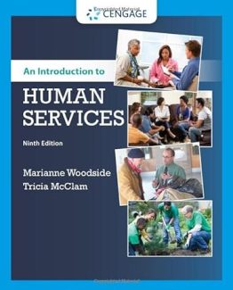 An Introduction to Human Services 9th Edition by Marianne R. Woodside