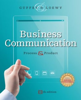 Business Communication Process & Product 8th Edition by Mary Ellen Guffey