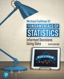 Fundamentals of Statistics 6th Edition by Michael Sullivan