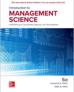 Introduction to Management Science 6th International Edition by Frederick Hillier